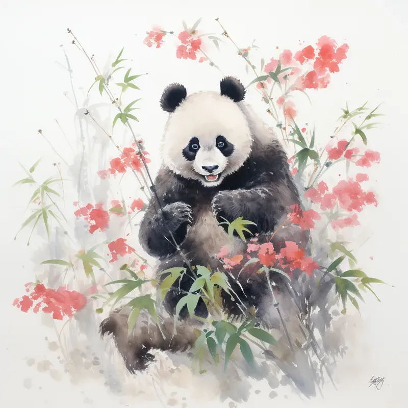 Watercolored Creature Painting