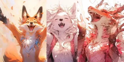 Furry Characters generated by midjourney
