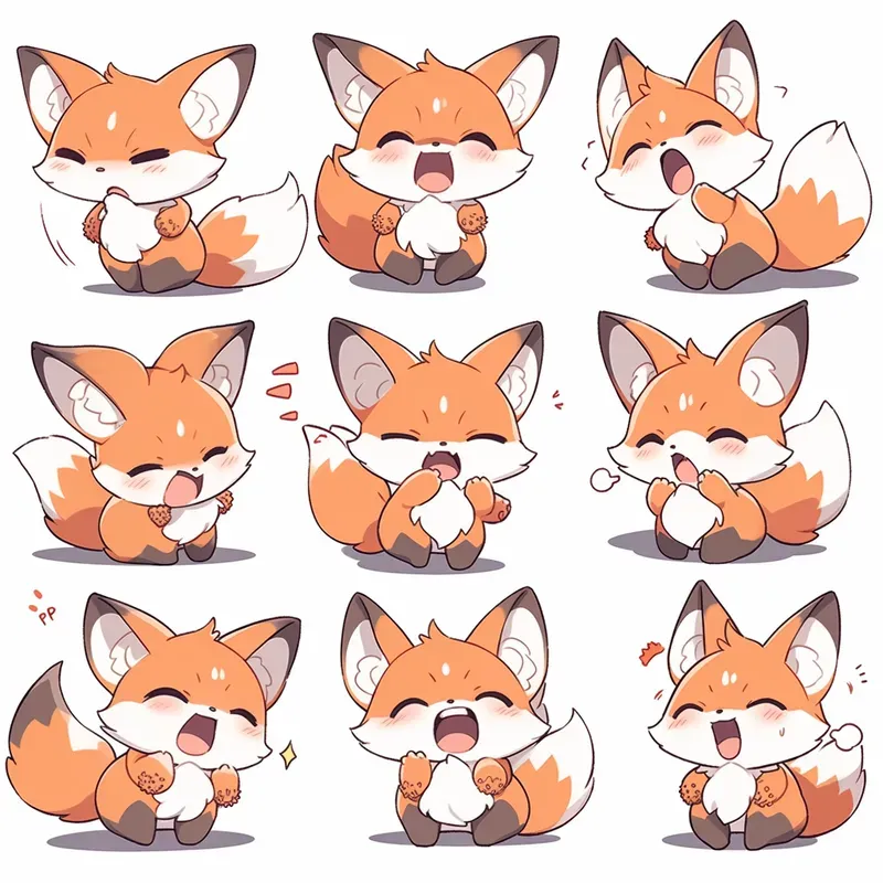 Cute Creature Stickers Emotes