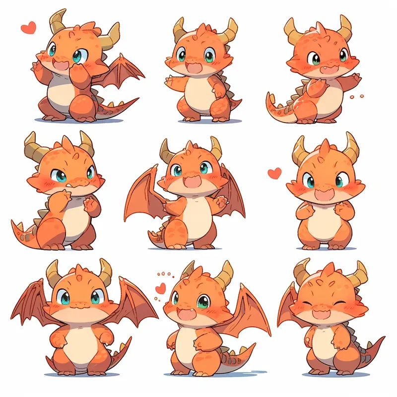 Cute Creature Stickers Emotes