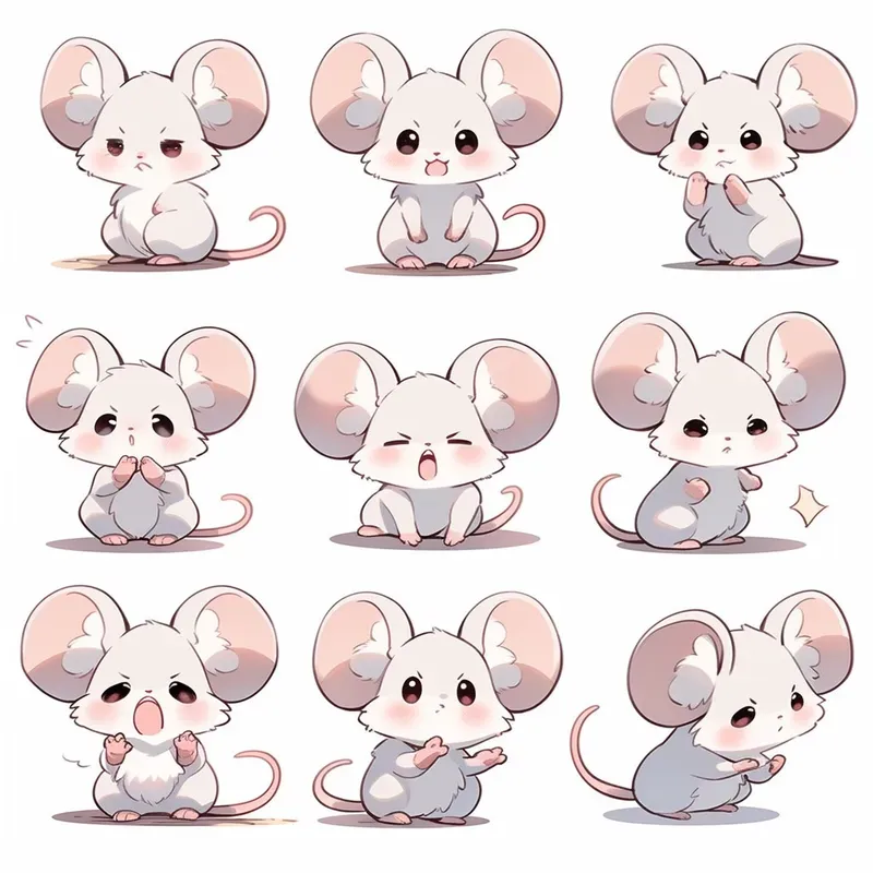 Cute Creature Stickers Emotes