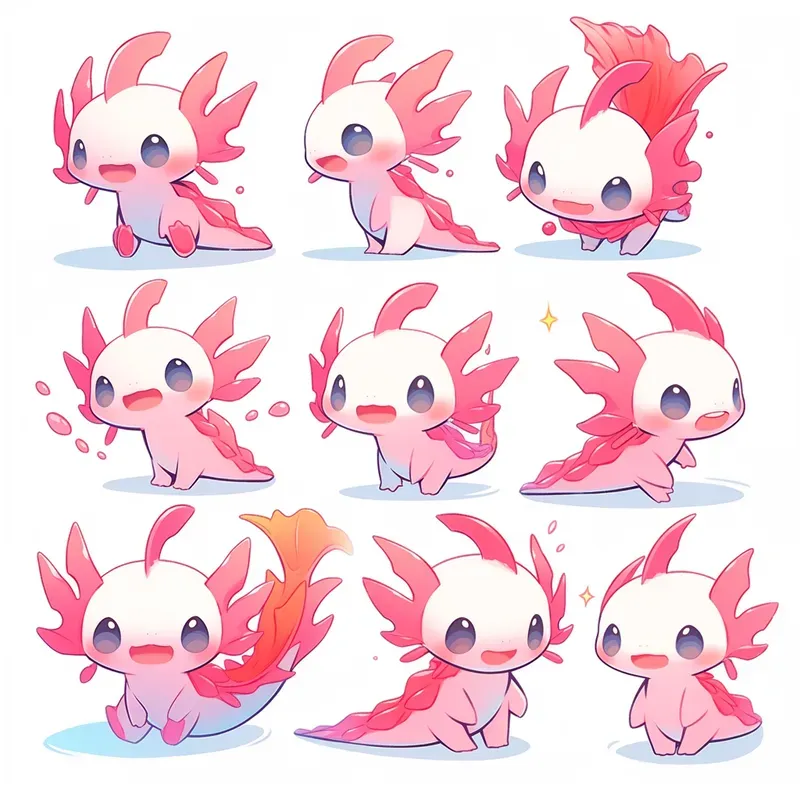 Cute Creature Stickers Emotes