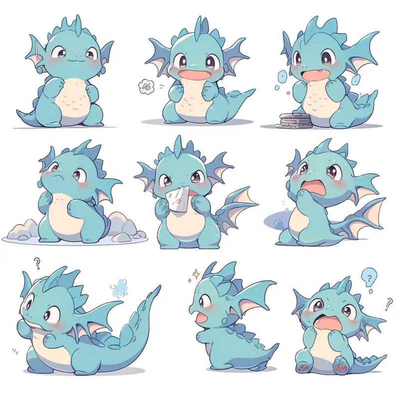 Cute Creature Stickers Emotes