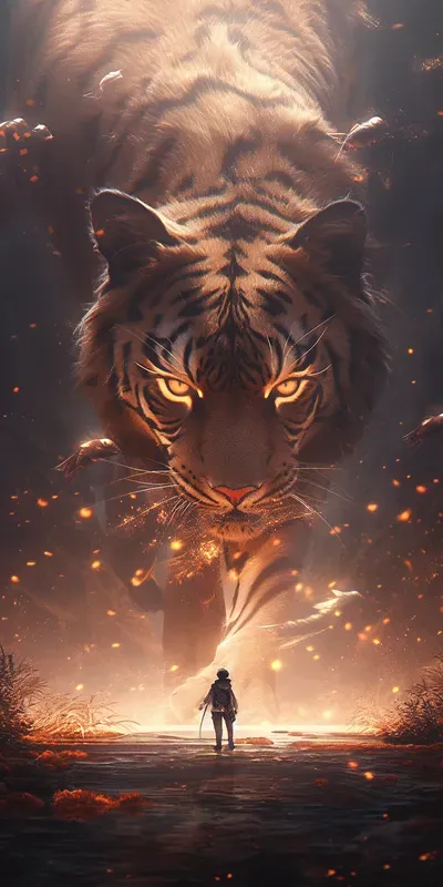 Face Fights With Majestic Beasts
