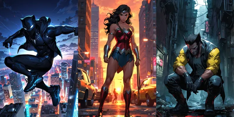 Street Style Superheroes generated by undefined