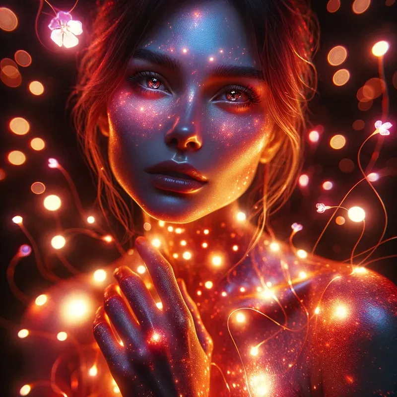 Captivating Beauties In Vibrant Light