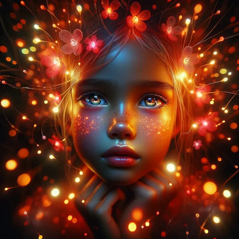 Captivating Beauties In Vibrant Light