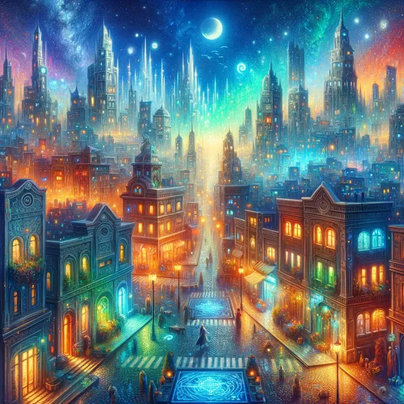 Night Magic Metropolises