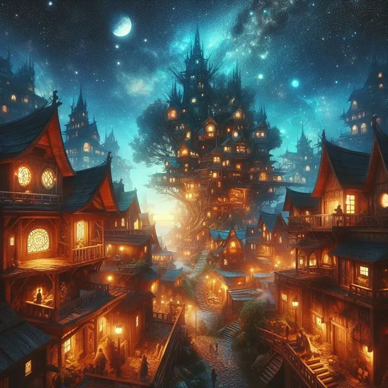 Night Magic Metropolises