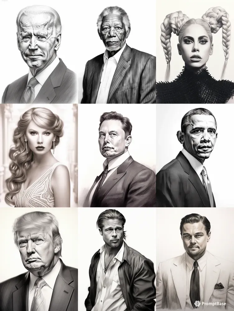 Elegant Portrait Art
