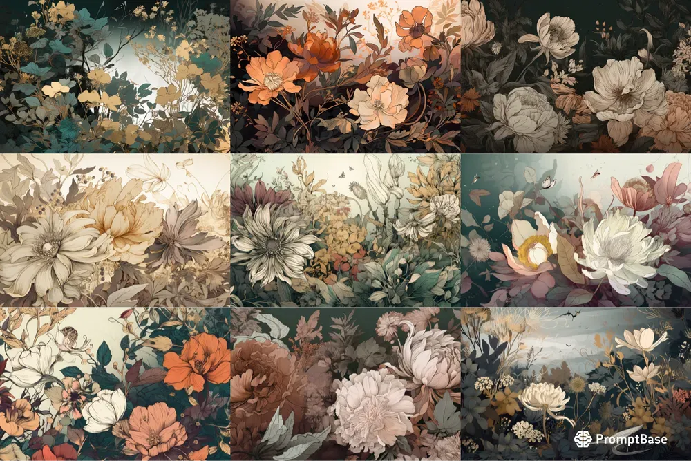 A Floral Symphonies In Subtleties
