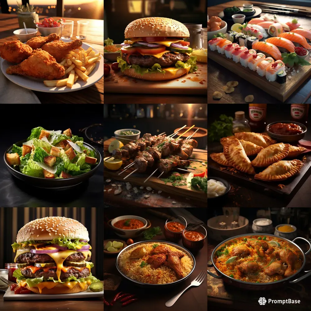 Photorealistic Food Ads
