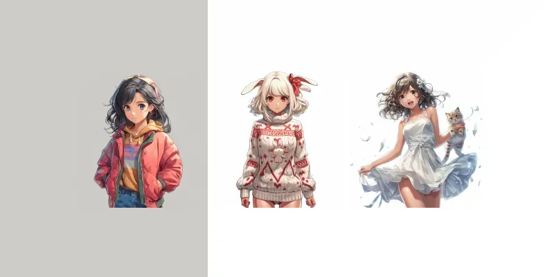 Girls Models In  Style generated by undefined