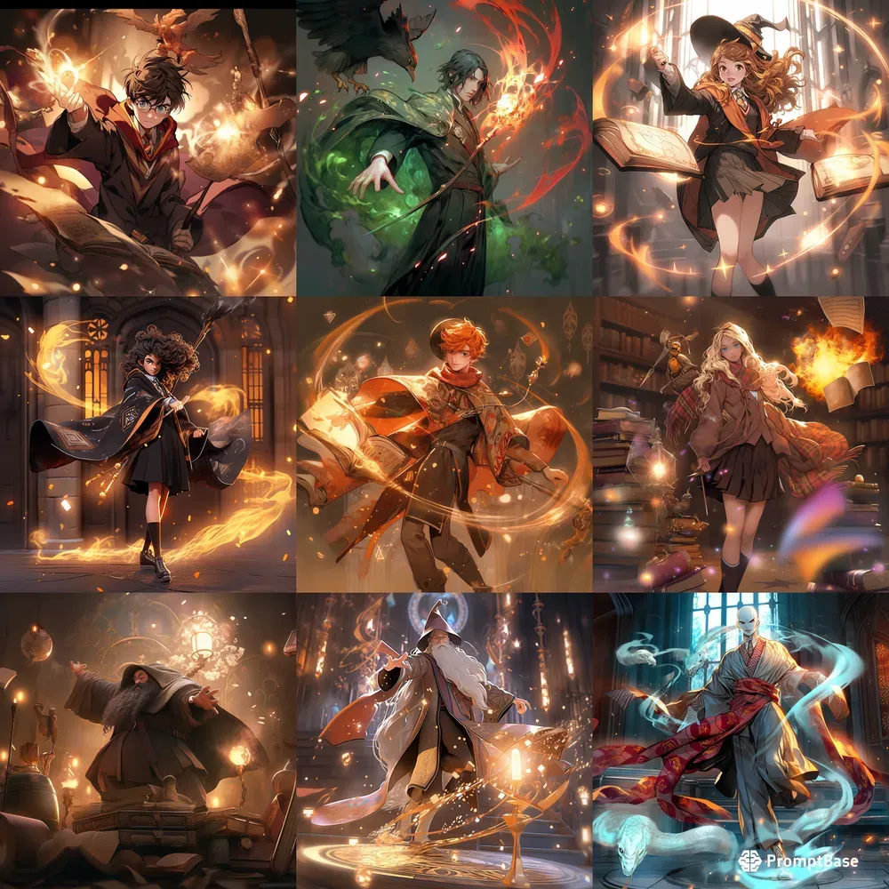 Animestyle Harry Potter Magics