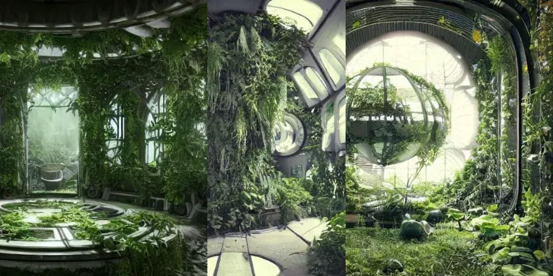 Abandoned Sci-Fi Laboratory generated by undefined