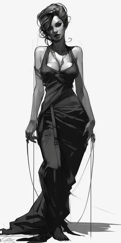 Dynamic Pencil Sketches By Jamie Hewlett