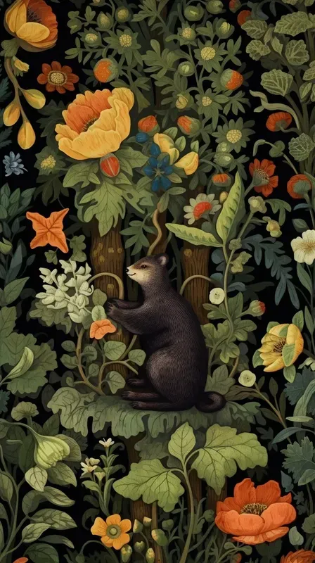 Animals And Floral Paradises