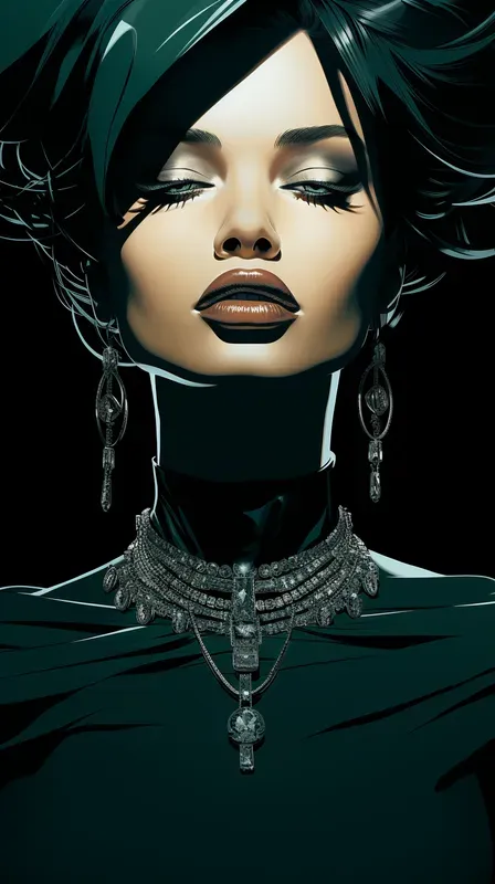 Bold Graphic Comic Style Heads