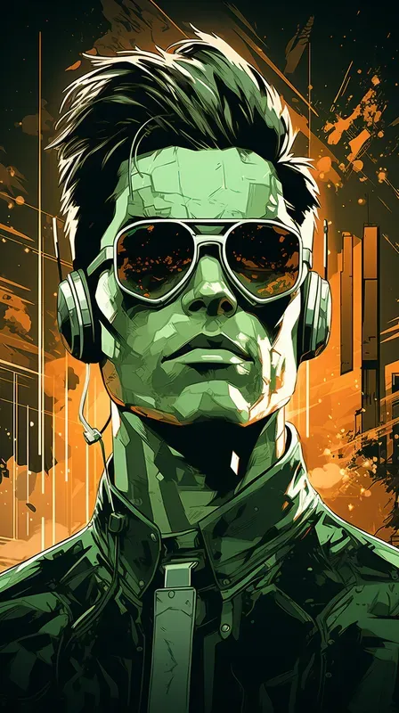 Bold Graphic Comic Style Heads