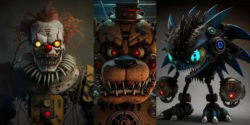Scary Animatronics generated by undefined