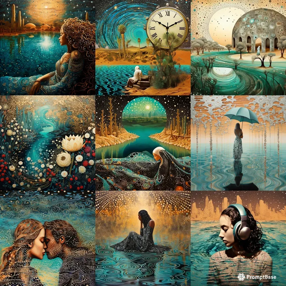 Aqua Oasis Mirage Art