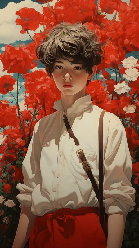 Anime Style Oil Paintings