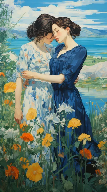 Anime Style Oil Paintings