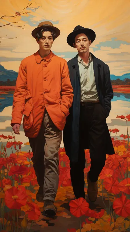 Anime Style Oil Paintings