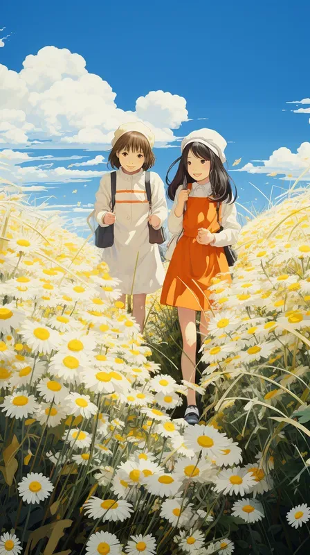 Anime Style Oil Paintings