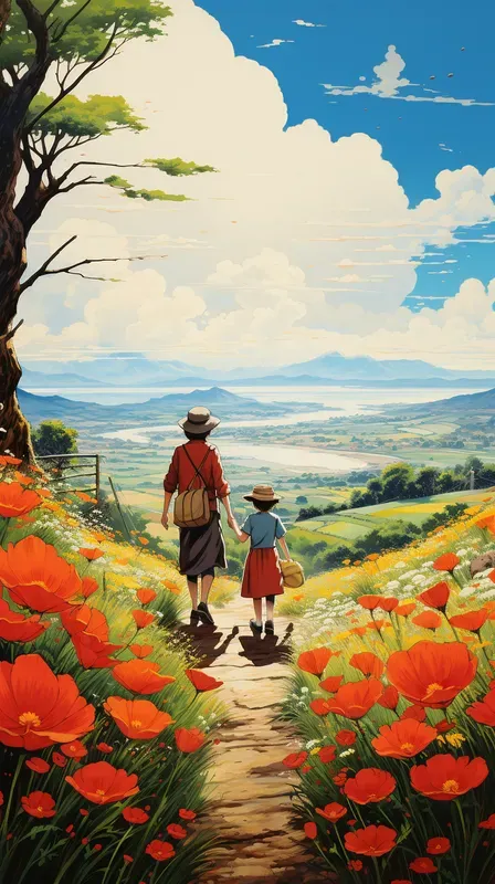 Anime Style Oil Paintings