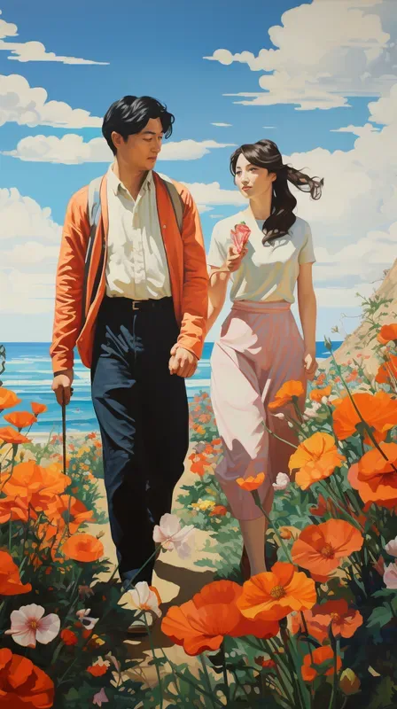 Anime Style Oil Paintings