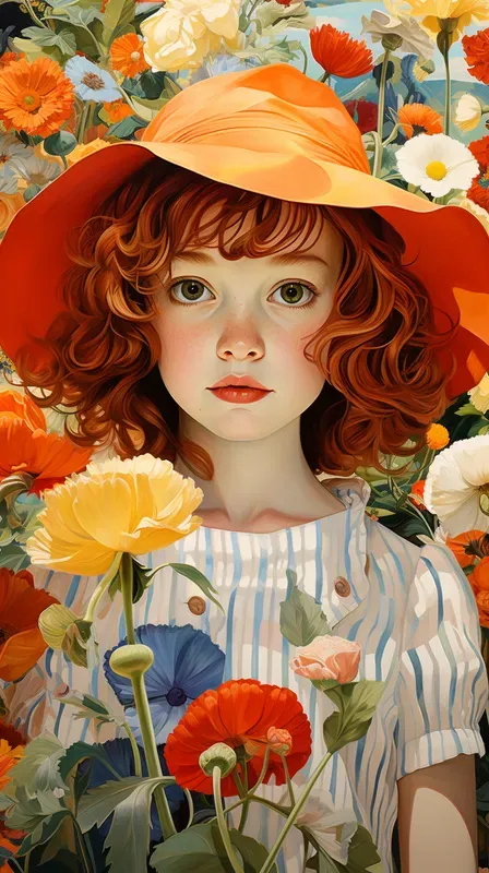 Anime Style Oil Paintings
