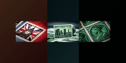 Collections Of Postage Stamps generated by midjourney