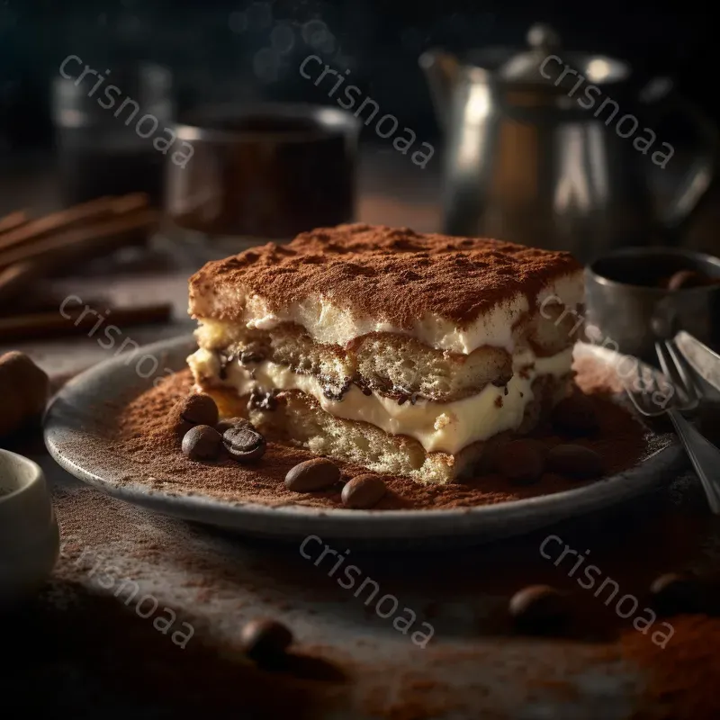 Desserts Realistic Food Photographs