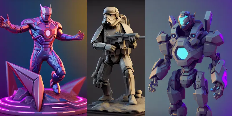 Figurines generated by undefined