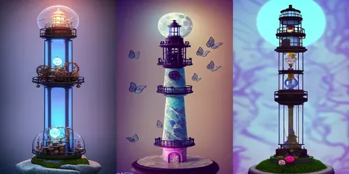 Lighthouse Hyper Detailed generated by stable-diffusion