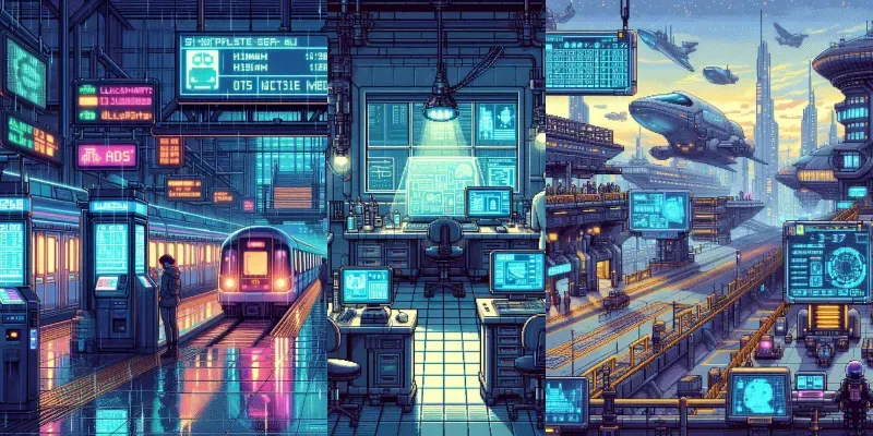 Cyberpunk Pixel Art Adventures generated by undefined