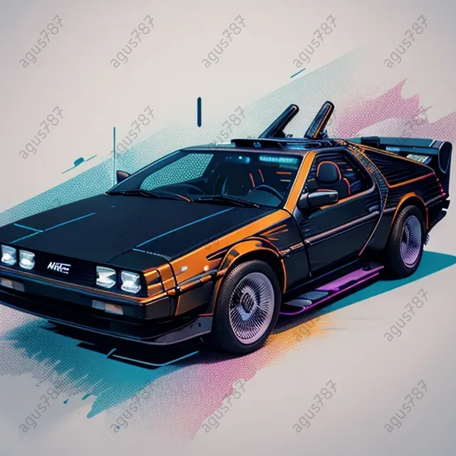 Retro Style Characters And Objects