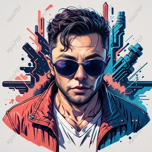 Retro Style Characters And Objects