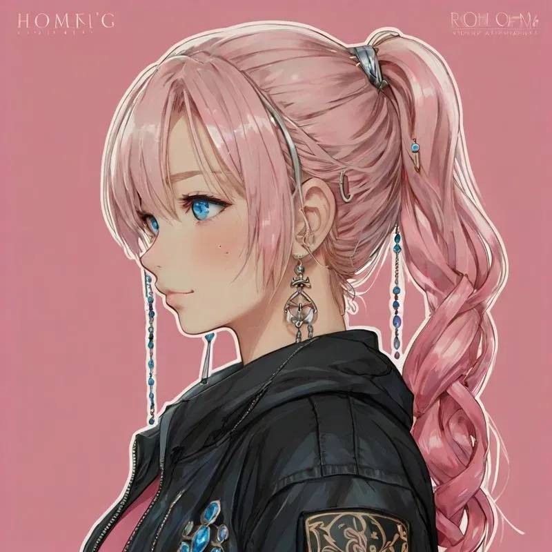 Delicate Illustrations Of Girls With Pins