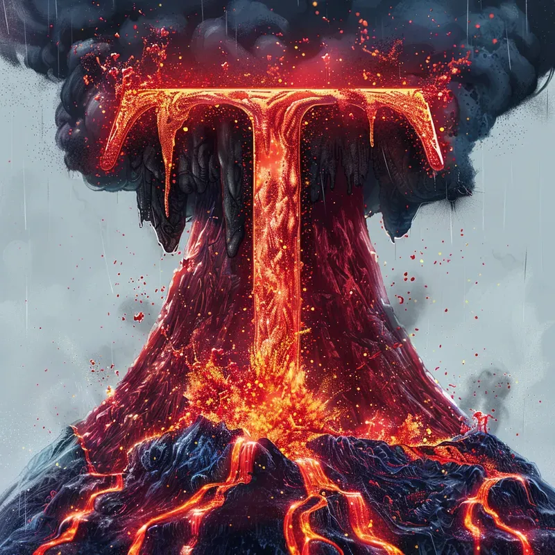 Erupting Letters Volcano Power Alphabets