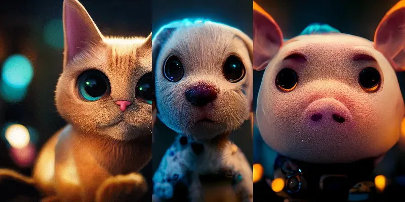 Cute Animals generated by undefined