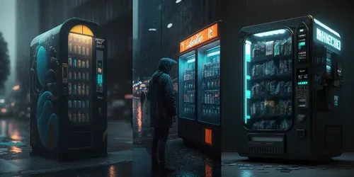 Vending Machines generated by midjourney