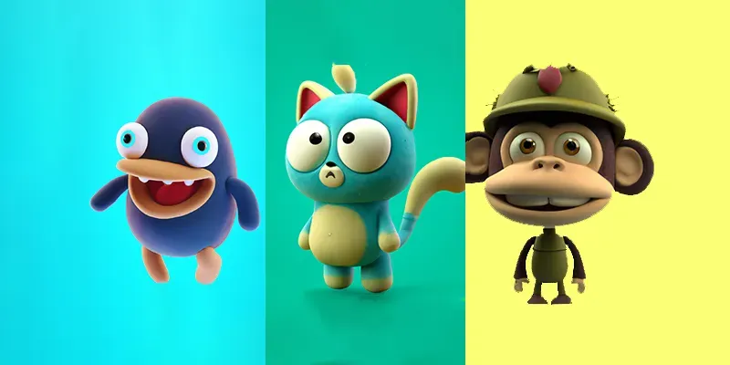 3D Cartoon Avatars generated by undefined