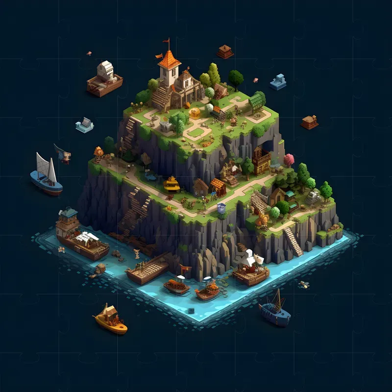 Pixel Art Knollings Golden Hours