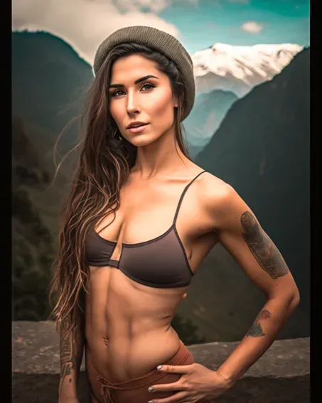 Beautiful Womens Sport Clothes Hot Lips