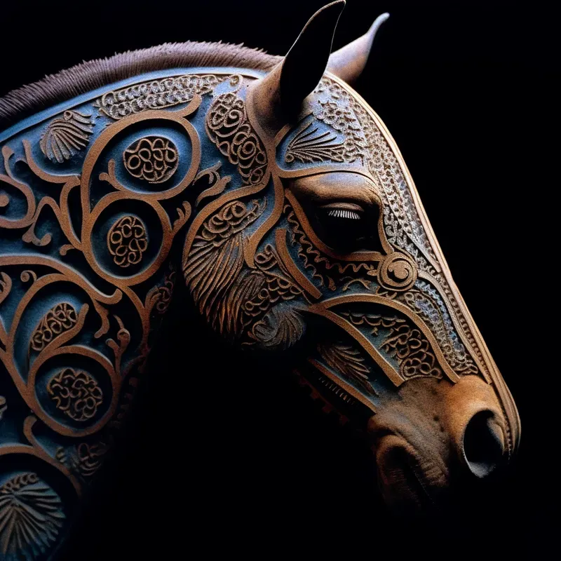 Animal Faces 3D In Macro Geometric Splendors