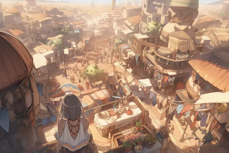 Fantasy Metropolis Concept Art