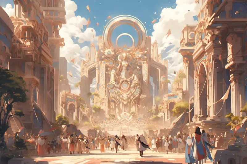 Fantasy Metropolis Concept Art