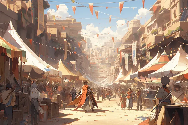 Fantasy Metropolis Concept Art